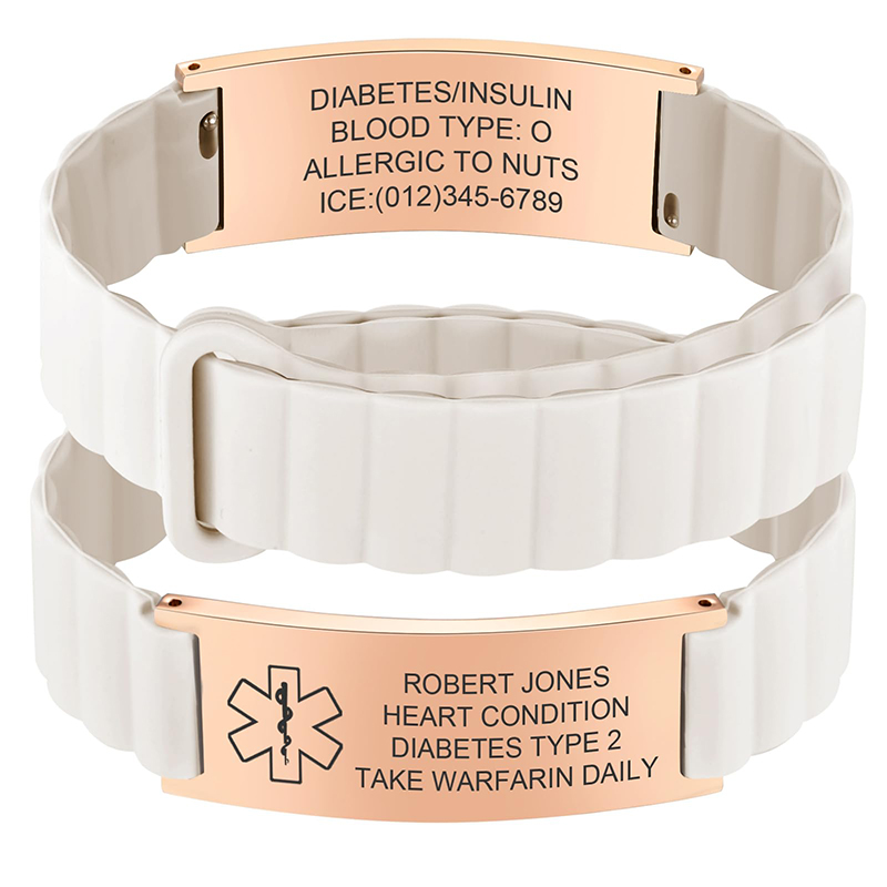 Rugged Sport Strap - Op maat gemaakte medische ID-armband voor
