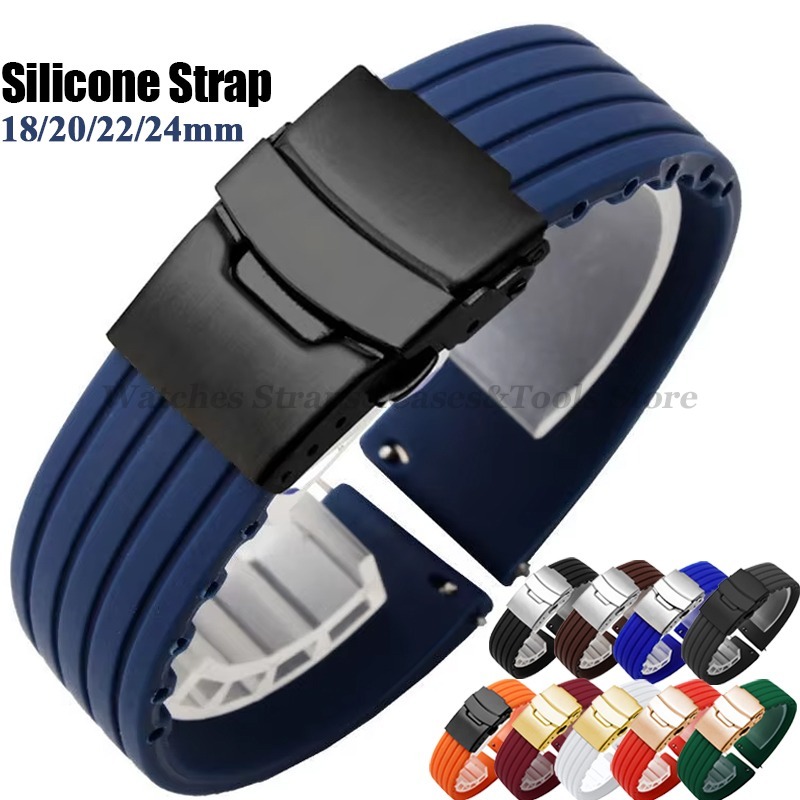 Fossil Smartwatch Accessories - 18mm 20mm 22mm 24mm Snelkoppeling Siliconen
