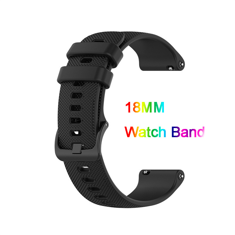 Fossil Smartwatch Accessories - 18Mm Siliconen Horlogeband Compatibel Voor Fossiele