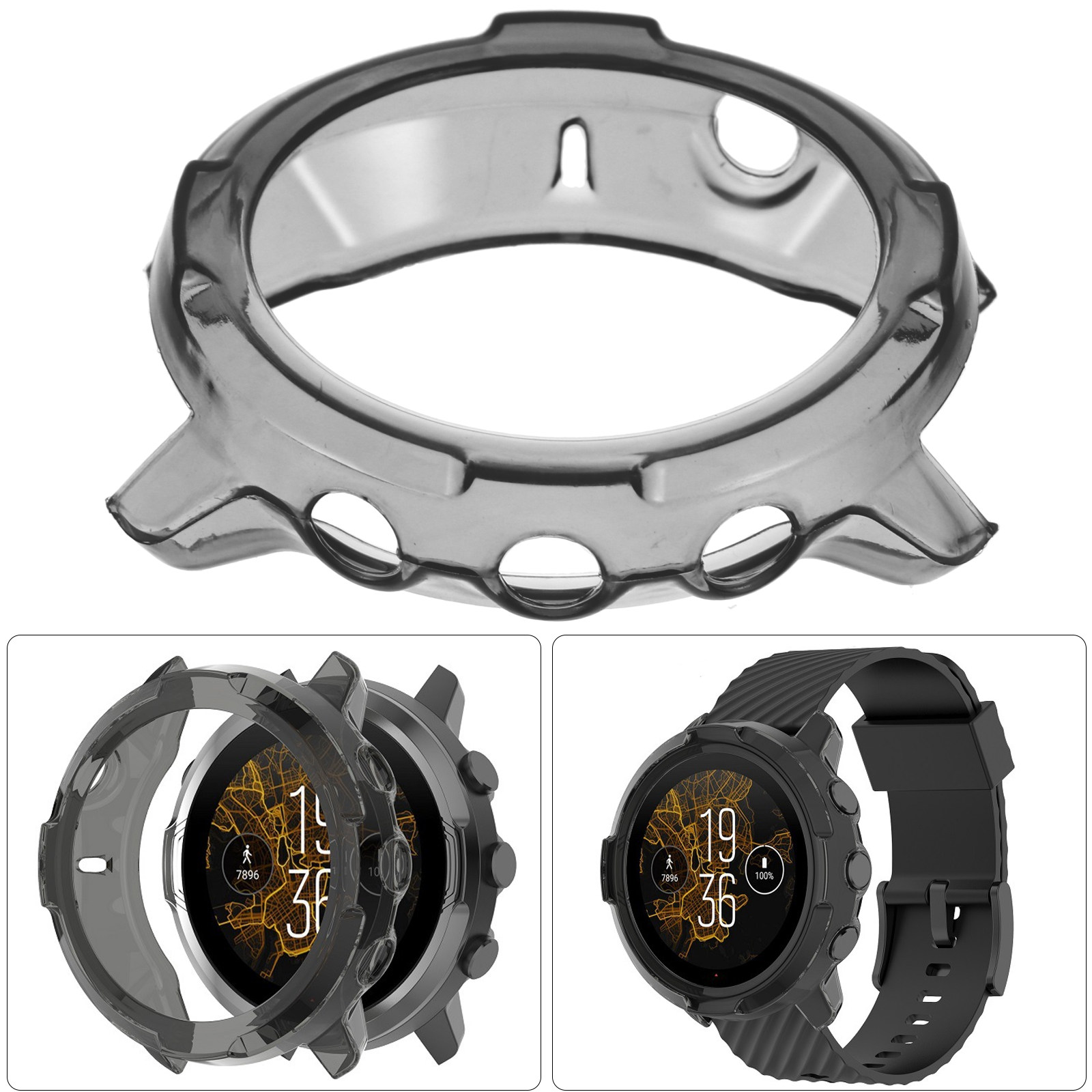 1 stuks TPU-horlogehoes, besch - Smartwatch Watch Accessories recensie en prijs