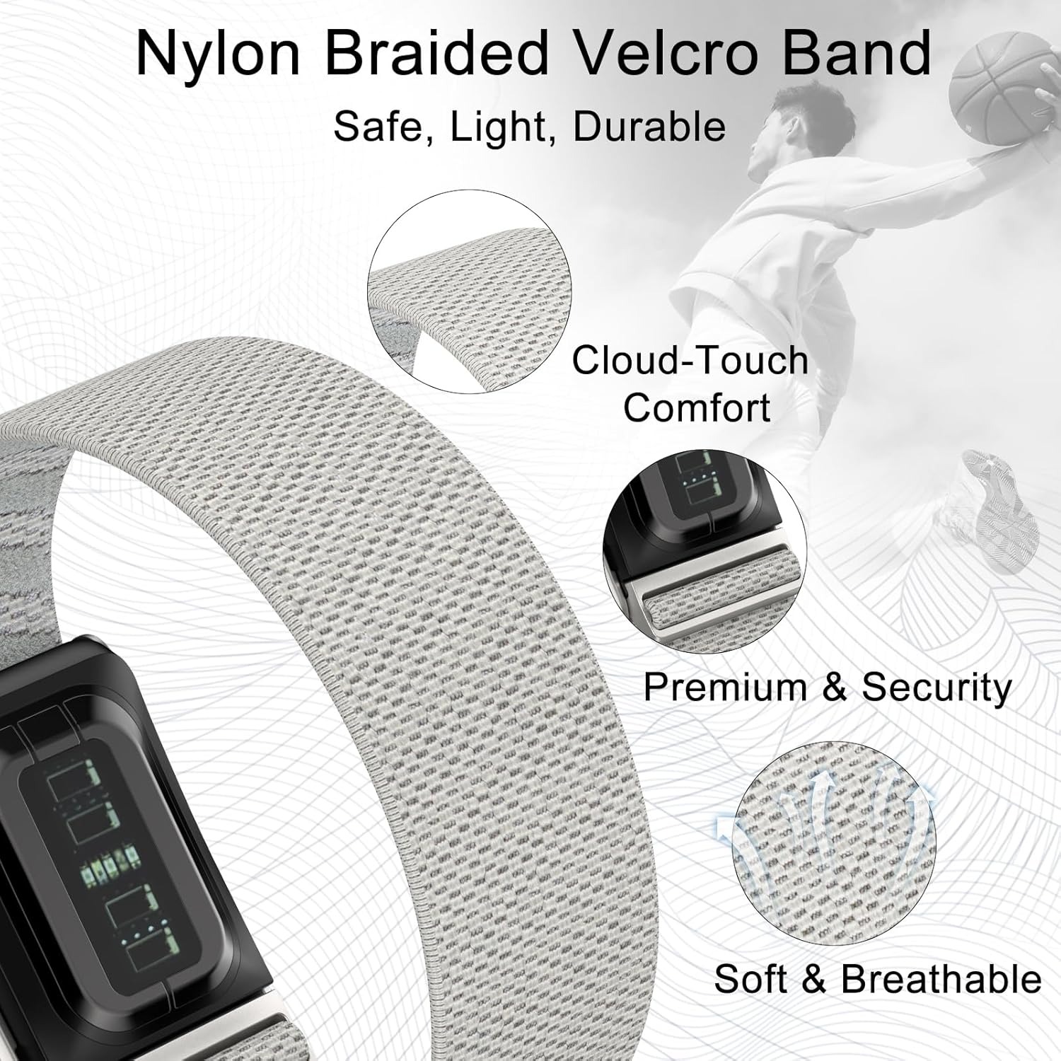 Elastische nylon armband voor  - Milanaise Mesh Band recensie en prijs