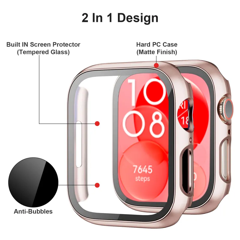 Glazen + Pc Case Voor Huawei H - Smartwatch Watch Accessories For Women recensie en prijs