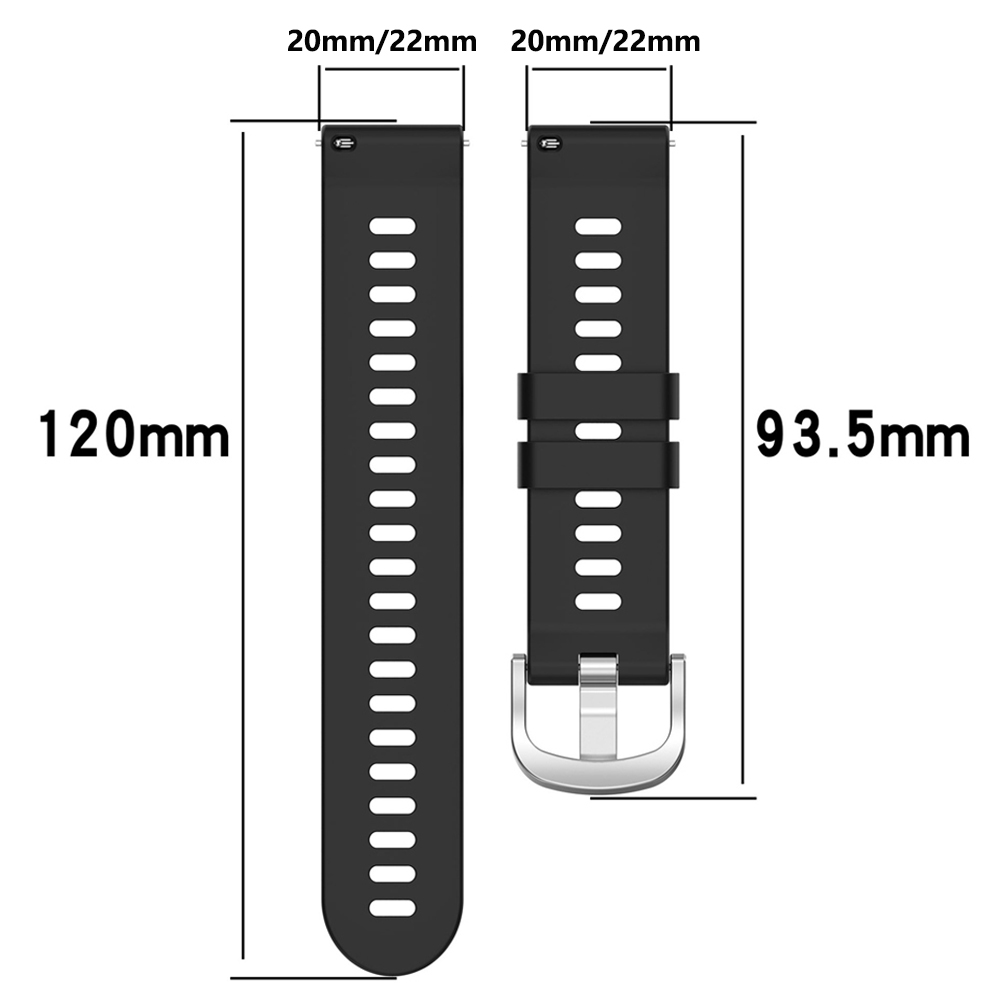 22 mm sport siliconen band voo - Xiaomi Smartwatch S3 Accessories recensie en prijs