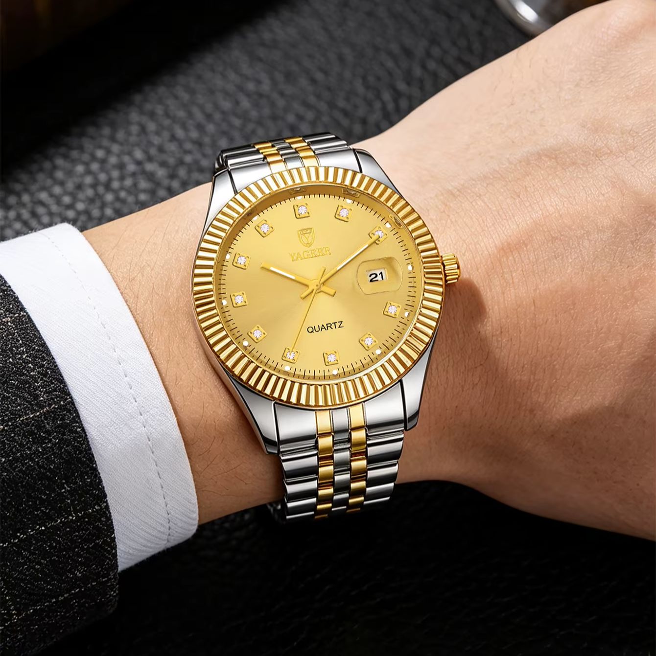 Een set van vier retro herenho - Best Smartwatch Accessories recensie en prijs